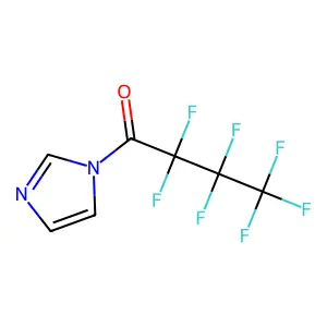 N-(Heptafluorobutyryl)imidazole structure