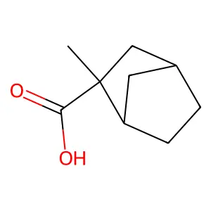 2-Methylbicyclo(2.2.1)heptane-2-carboxylic acid structure