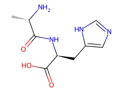 Alanylhistidine structure