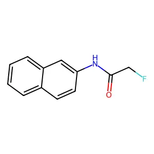 Acetamide, 2-fluoro-N-2-naphthyl- structure