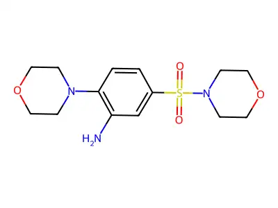 2-(Morpholin-4-yl)-5-(morpholine-4-sulfonyl)aniline structure