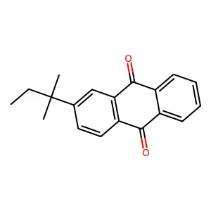2-tert-Amylanthraquinone structure