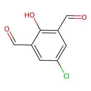 5-Chloro-2-hydroxyisophthalaldehyde structure