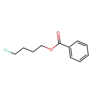 Benzoic acid, 4-fluorobutyl ester structure