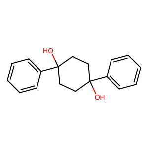 1,4-Diphenylcyclohexane-1,4-diol structure