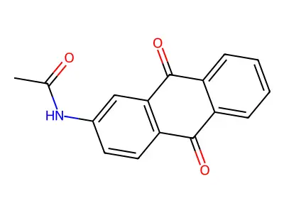 Anthraquinone, 2-acetamido- structure