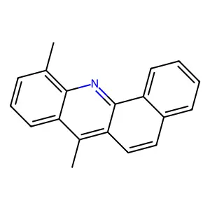 Benz(c)acridine, 7,11-dimethyl- structure