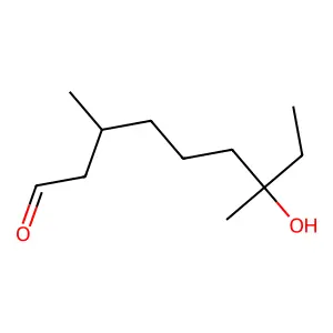7-Hydroxy-3,7-dimethylnonanal structure
