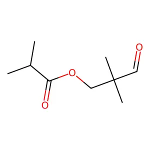 2,2-Dimethyl-3-oxopropyl isobutyrate structure
