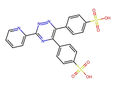 Ferrozine free acid structure