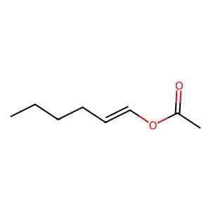 1-Hexen-1-ol, 1-acetate structure