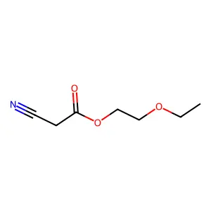 2-Ethoxyethyl cyanoacetate structure