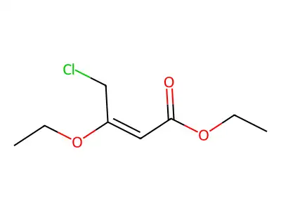 Ethyl 4-chloro-3-ethoxybut-2-enoate structure