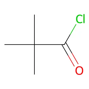 Pivaloyl chloride structure