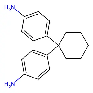 4,4'-Cyclohexylidenedianiline structure