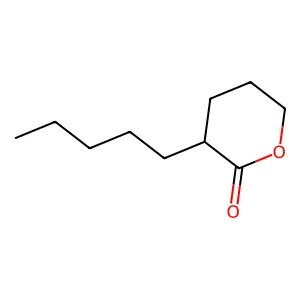 3-Pentyltetrahydro-2h-pyran-2-one structure