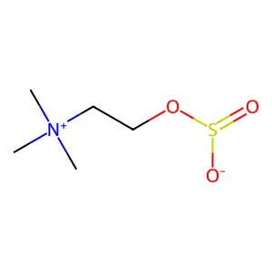 2-(Trimethylazaniumyl)ethyl sulfite structure