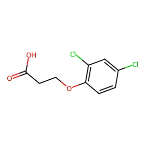 3-(2,4-Dichlorophenoxy)propanoic acid structure