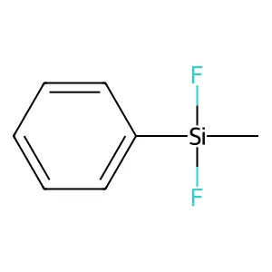 Phenyl methyl difluorosilane structure