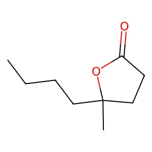 2(3H)-Furanone, 5-butyldihydro-5-methyl- structure