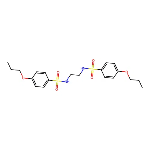 [(4-Propoxyphenyl)sulfonyl](2-{[(4-propoxyphenyl)sulfonyl]amino}ethyl)amine structure