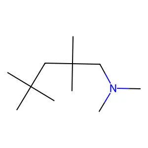 N,N,2,2,4,4-Hexamethylpentylamine structure