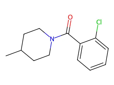 1-(2-Chlorobenzoyl)-4-methylpiperidine structure