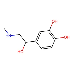 (+-)-Adrenaline structure