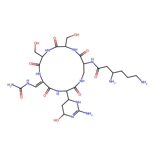 Tuberactinomycin B; Vinacetin A; Vioactane structure
