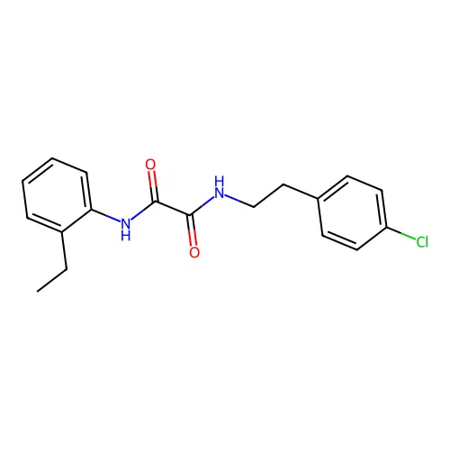 N1-(4-chlorophenethyl)-N2-(2-ethylphenyl)oxalamide structure