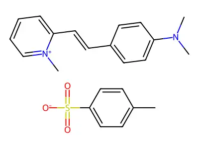 C16H19N2.C7H7O3S structure