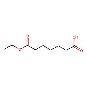 Ethyl hydrogen heptane-1,7-dioate structure