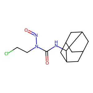 Urea, 3-(2-adamantyl)-1-(2-chloroethyl)-1-nitroso- structure