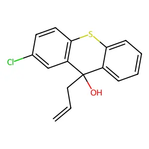 9-Allyl-2-chlorothioxanthen-9-ol structure