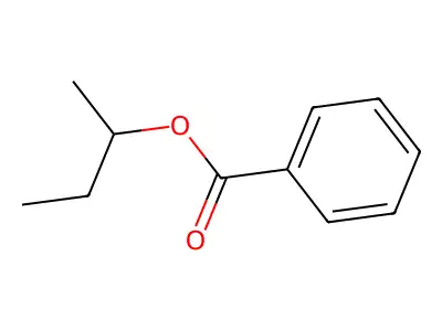 Sec-Butyl benzoate structure