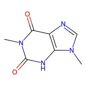 1,9-Dimethylxanthine structure