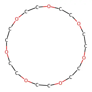 1,4,7,10,13,16,19-Heptaoxacycloheneicosane structure