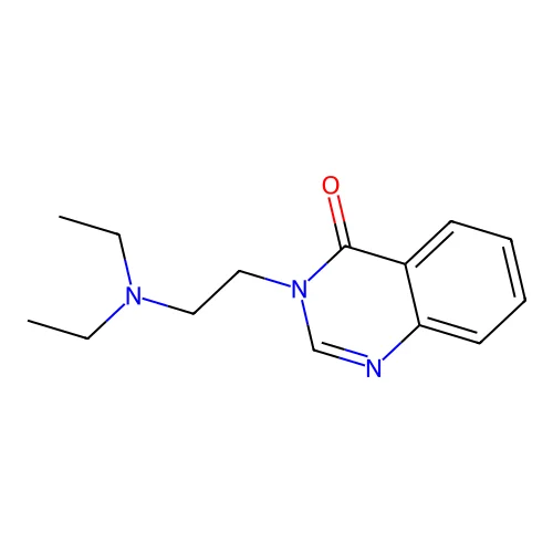 3-[2-(Diethylamino)ethyl]quinazolin-4-one structure