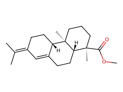 Methyl abieta-8(14),13(15)-dien-18-oate structure