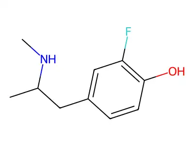 2-Fluoro-4-(2-(methylamino)propyl)phenol structure