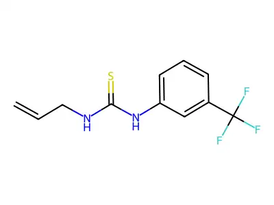 N-allyl-N'-[3-(trifluoromethyl)phenyl]thiourea structure