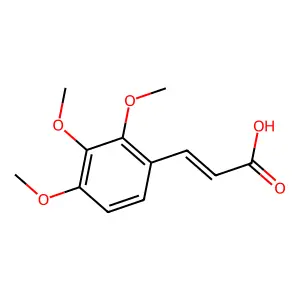 3-(2,3,4-Trimethoxyphenyl)-2-propenoic acid structure