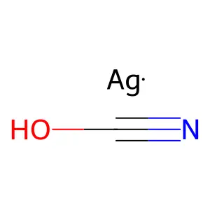 Cyanic acid, silver(1+) salt (1:1) structure