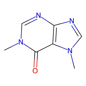 1,7-Dimethylhypoxanthine structure