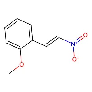 Benzene, 1-methoxy-2-[(1E)-2-nitroethenyl]- structure