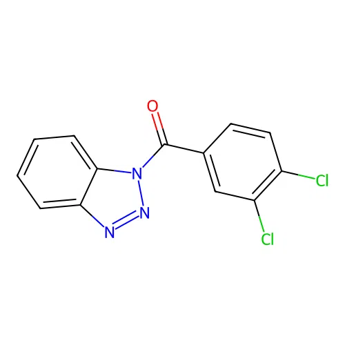 Benzotriazol-1-yl-(3,4-dichlorophenyl)methanone structure