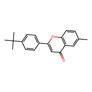 2-(4-Tert-butylphenyl)-6-methylchromen-4-one structure