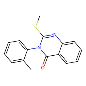 3-(2-Methylphenyl)-2-(methylsulfanyl)-3,4-dihydroquinazolin-4-one structure