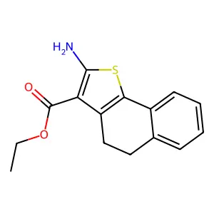 Ethyl 2-amino-4,5-dihydronaphtho[1,2-b]thiophene-3-carboxylate structure