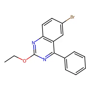 6-Bromo-2-ethoxy-4-phenylquinazoline structure